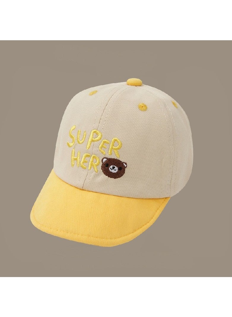 KUYING Beige Series Duckbill Cap Children's Cute Hat 
