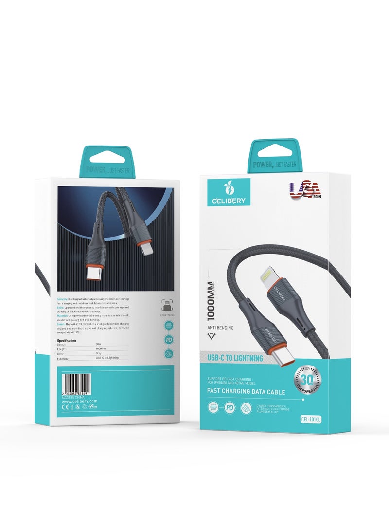 Celibery CEL-101CL USB-C TO LIGHTNING Data and Charging Cable - Image 1