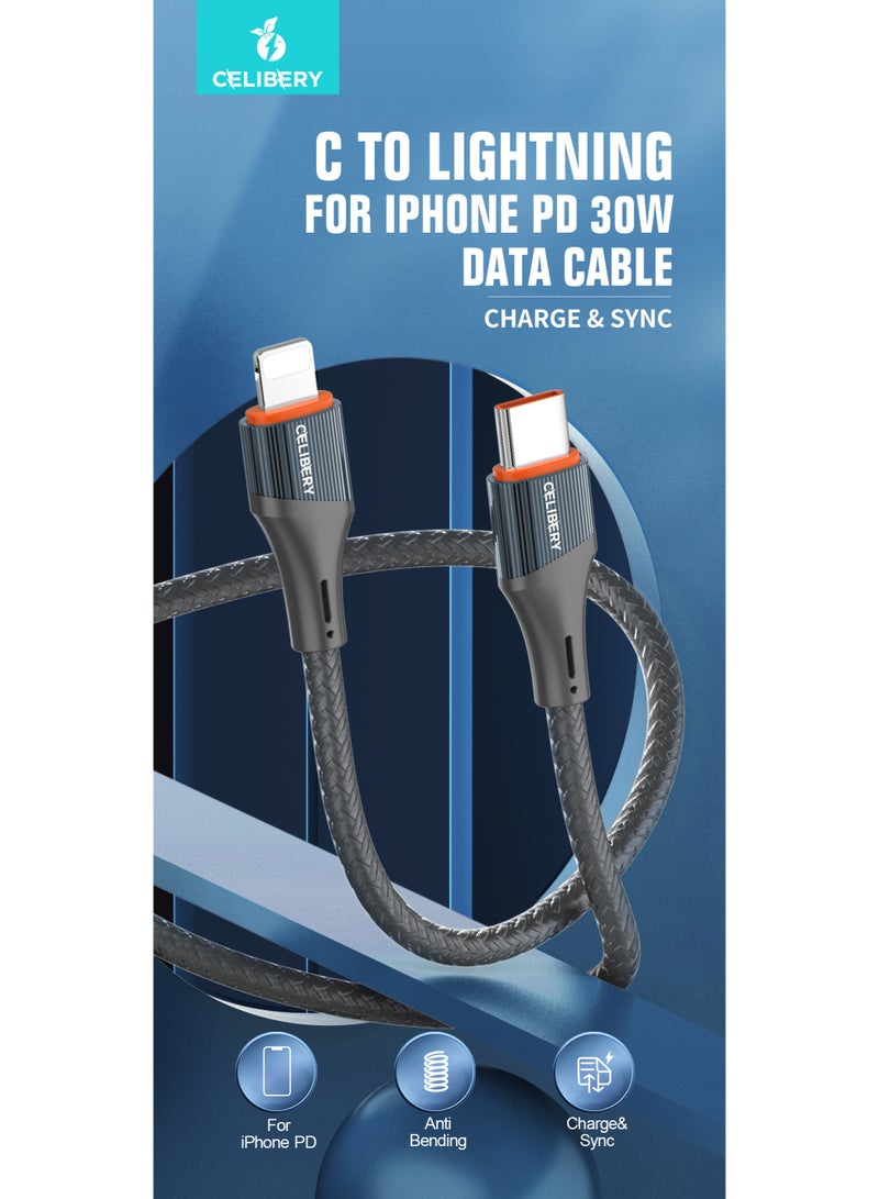 Celibery CEL-101CL USB-C TO LIGHTNING Data and Charging Cable - Image 4