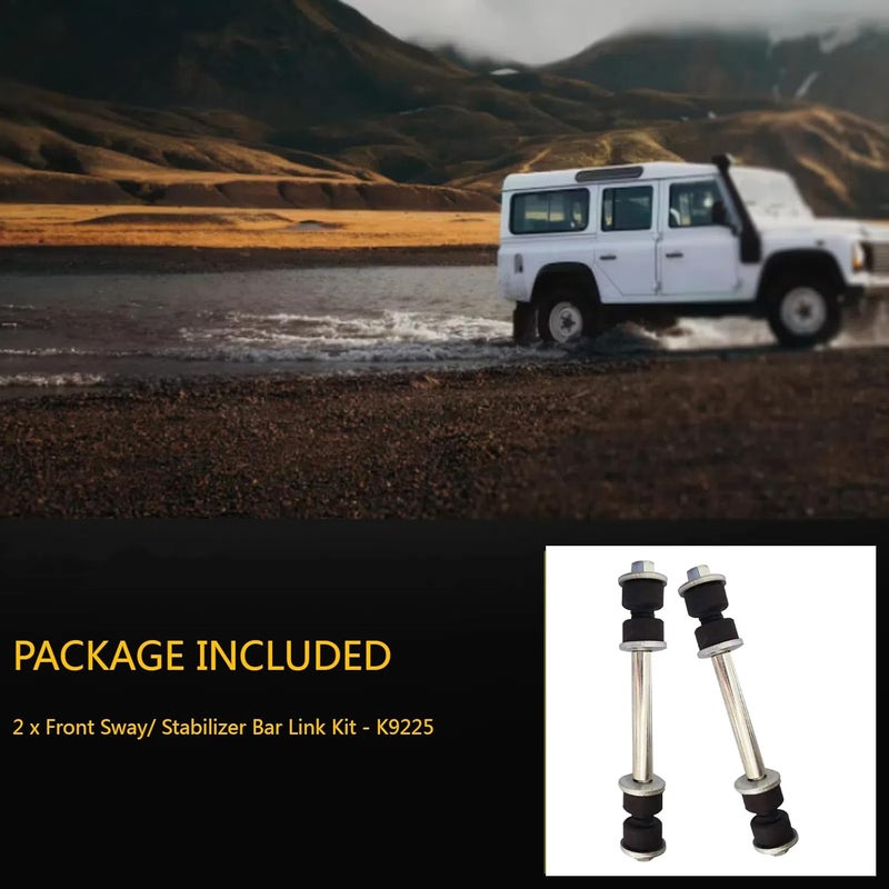 HHCM 2pc Front Sway Bar Link Kit K9225 for Toyota 4Runner 1984 1985 1986 1987 1988 1989 4WD, Suspension Stabilizer Bar End Links for Toyota Pickup 1979-1994 4WD - Image 2