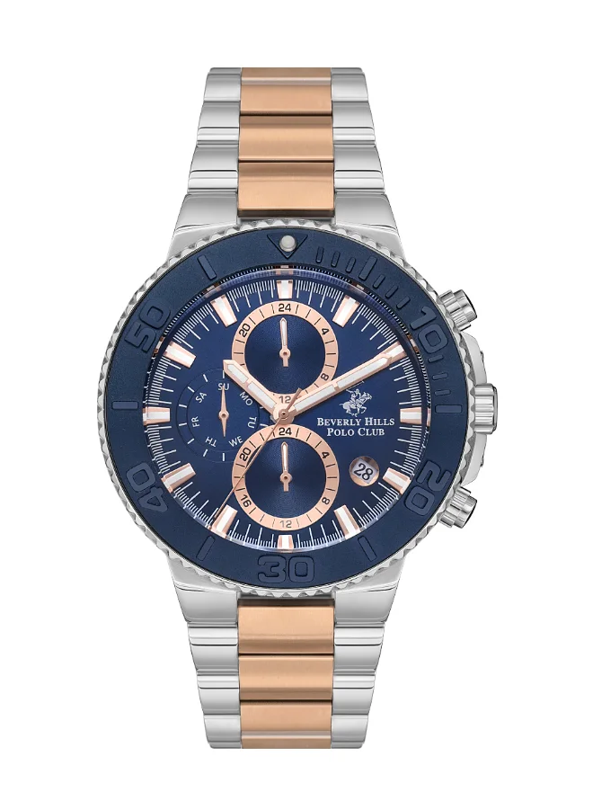 BEVERLY HILLS POLO CLUB BEVERLY HILLS POLO CLUB Men's Multi Function Dark Blue Dial Watch - BP3540X.590
