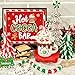 RSCPTOY Winter Hot Cocoa Bar Banner Kit Christmas Snowflake Hot Chocolate Bar Decor Christmas Santa Coffee Mug Baby Its Cold Outside Signs Toppings Labels Cup Tags Stickers for Birthday Baby Shower New Year - Image 4