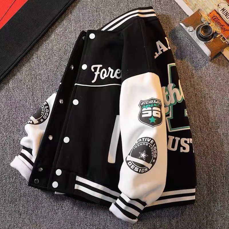 [2025] Boy'S Jacket Coat New Handsome Fashionable Small Children'S Baby Spring Baseball Suit Top - Image 1