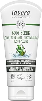lavera Scrub Natural Skincare Softening Organic Rosemary Green Coffee 200 ml