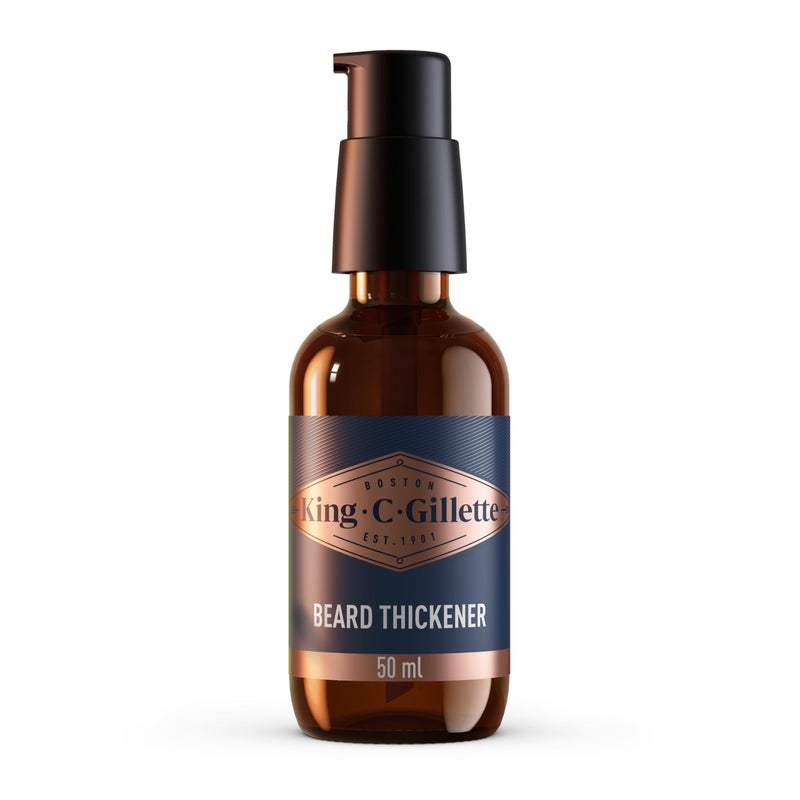 King C. Gillette Beard Thickener formulated with Vitamin B complex and Caffeine, 1.7oz - Image 1