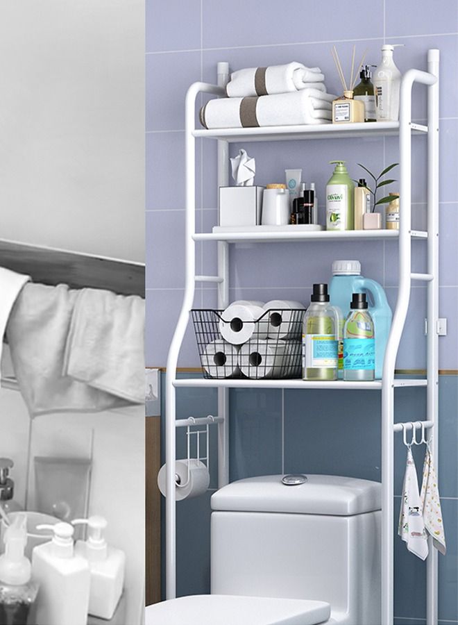 فوق رفوف الحمام تخزين المرحاض - Image 2