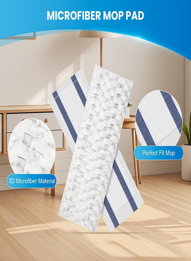 AnDongo 50 Pack Disposable Microfiber Cleaning Mop Pads for Bona Mop Series, Heavy Duty Disposable Sweeping Pad Replacement Refill - Image 3