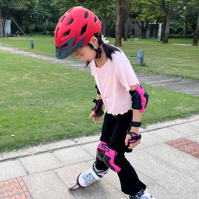 Bavilk Kids Bike Helmet, Kids Boys Girls Bike Helmets with LED Light Detachable Visor Children Youth Teen Multi-Sport for Skating Cycling Scooter Skateboard Adjustable & Lightweight 19.7"-22.4" - Image 5