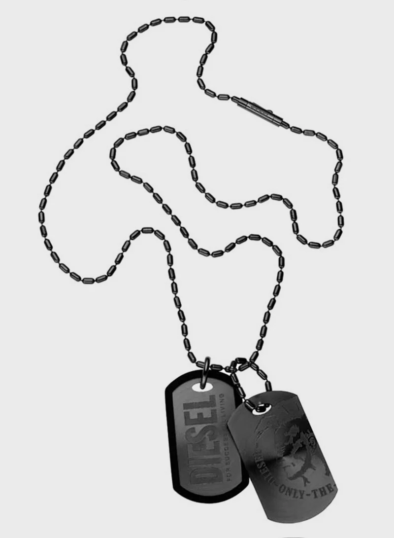 DIESEL DX0014040 Tag Necklace