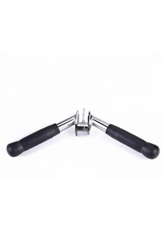 PUMP-KING V-Shaped Bar Press Down Bar Cable Attachments Multi Gym Attachment Pro Tricep V-Bar with Grip Revolving Non Slip Handle Bar