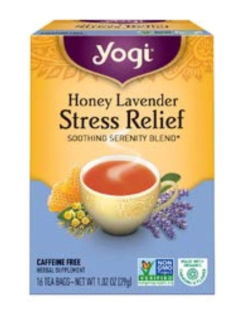 يوغي شاي يوغي ، OG3 ، HNY LVNDR إجهاد ، 16 كيس