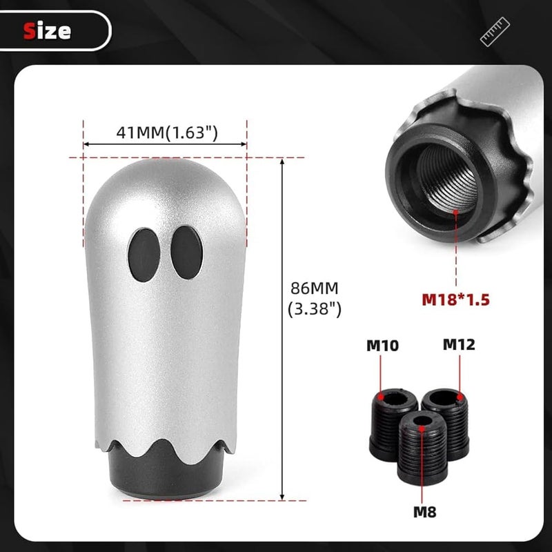 Automotive Funny Shifts Handle Aluminum Nonslip Grip Universally Manual Knobs Lever for Manual Transmission Vehicles Gear Shifts Knob - Image 4