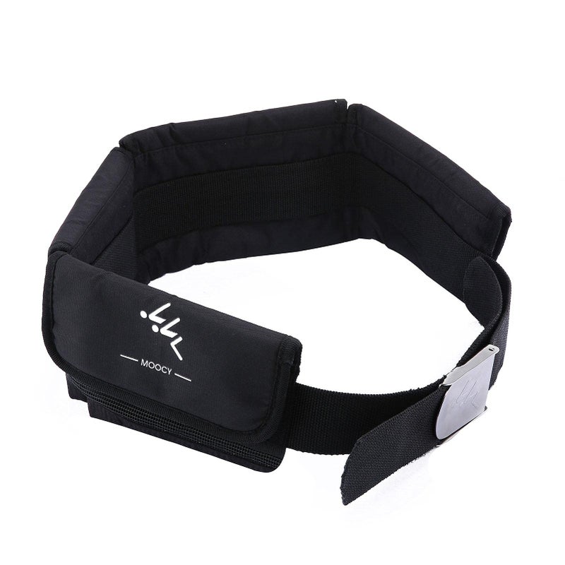 Tookie Waist Scuba Weight Belt Adjustable Scuba Weight Belt with 4 Neoprene Pocket Durable Dive Weight Belt for Free Diving with Stainless Steel Buckle and Adjustable WebbingBlack 