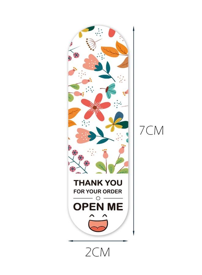 Umiwin ملصق ملصق شكرًا لك مكون من 100 قطعة متعدد الألوان - Image 5