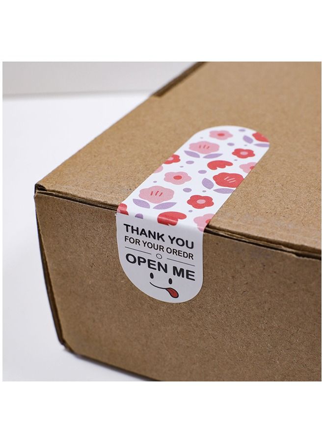 Umiwin ملصق ملصق شكرًا لك مكون من 100 قطعة متعدد الألوان - Image 3