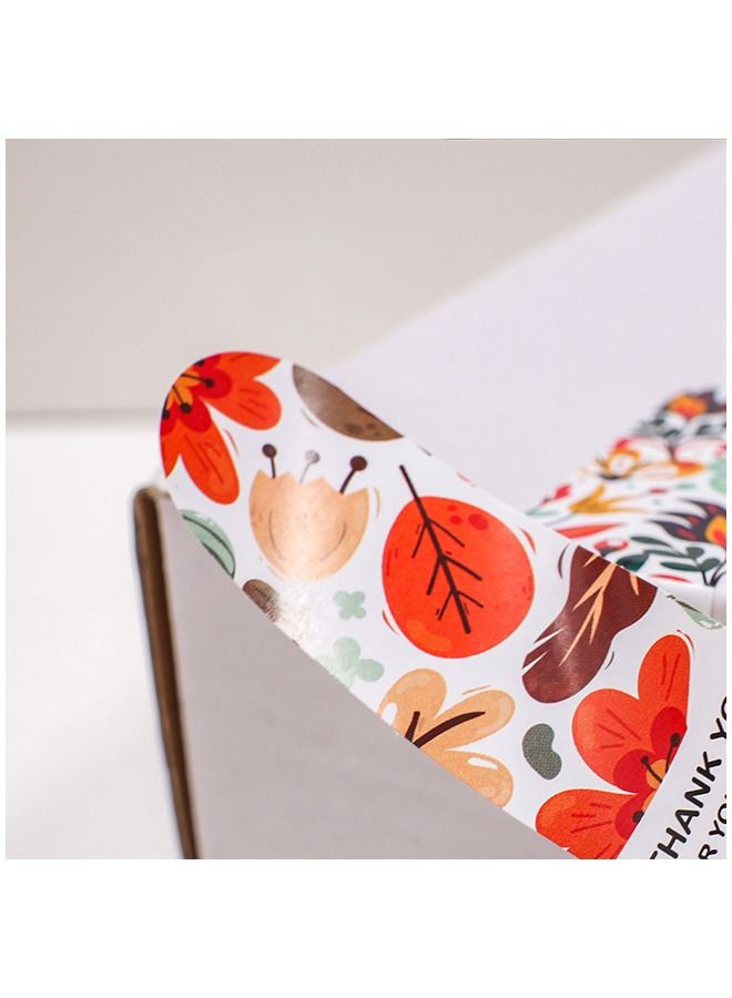 Umiwin ملصق ملصق شكرًا لك مكون من 100 قطعة متعدد الألوان - Image 4