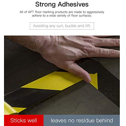 APT Advanced Polymer Tape APT, Multi Color Marking Tape, Premium Safety Marking and Dance Floor Splicing Tape, 6 mil Thick (White, 1 Roll) - Image 4