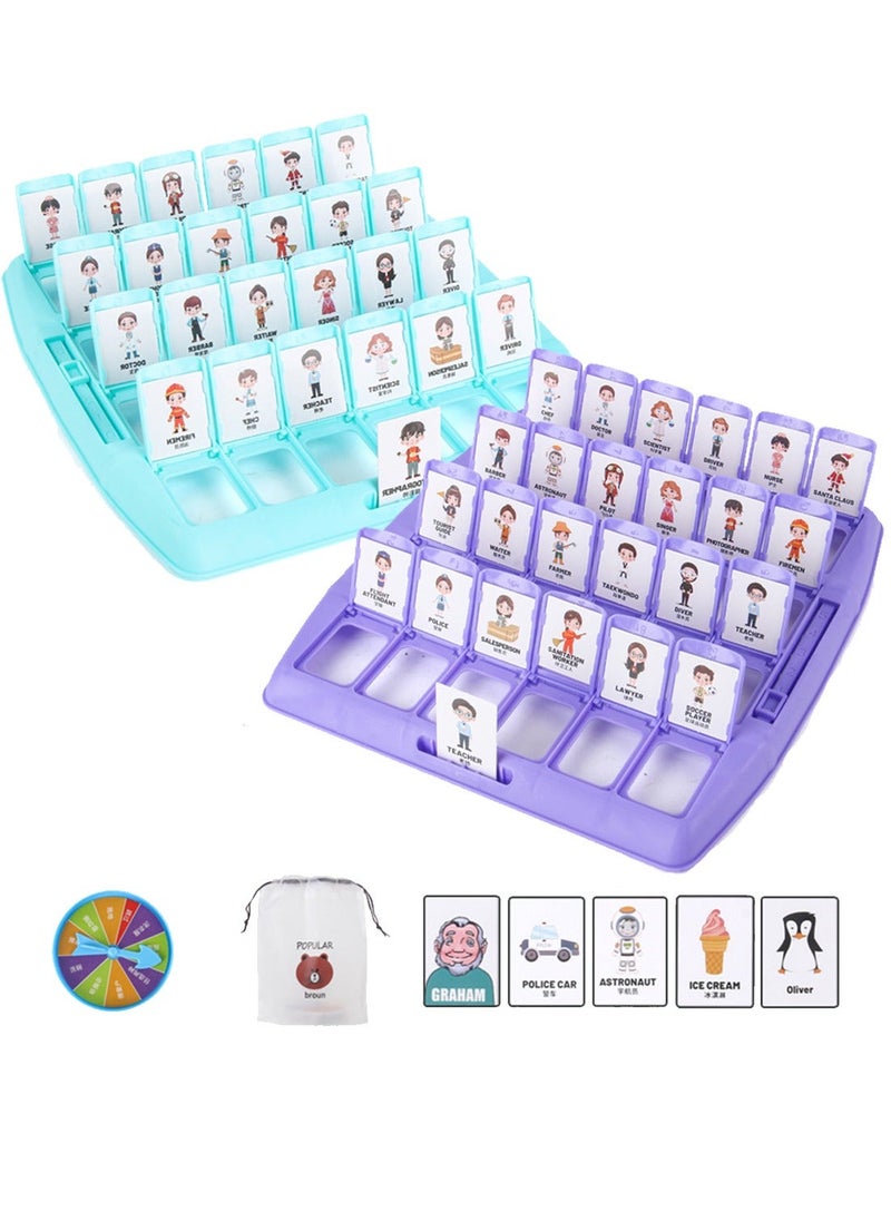 NIBEMINENT - Guess Game Who Am I Games for Kids Guessing Board Operation Family Night Memory Classic Toy - Image 1