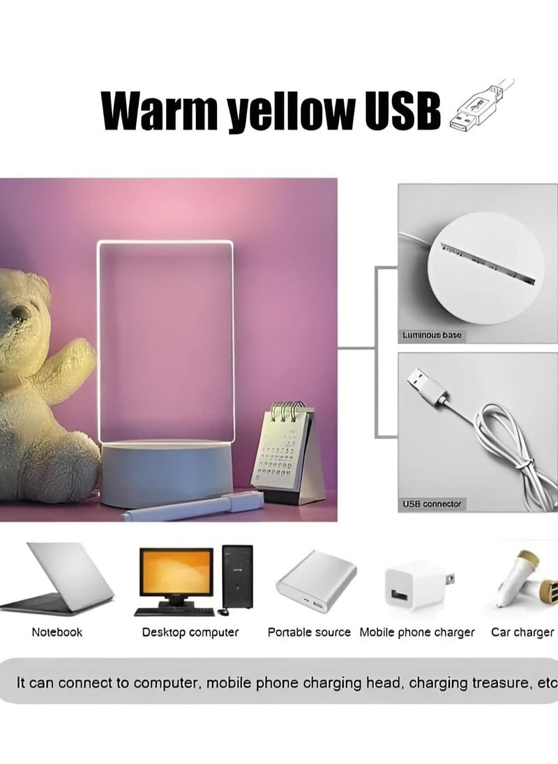 Plan A Creative 3D LED Lamp – Desk Decor Table Lamp for Bedroom, Creative Night Light for Kids and Adults, Perfect for Birthday Birthday Holiday Gifts for Boys Girls (Rabbit)  - Image 5