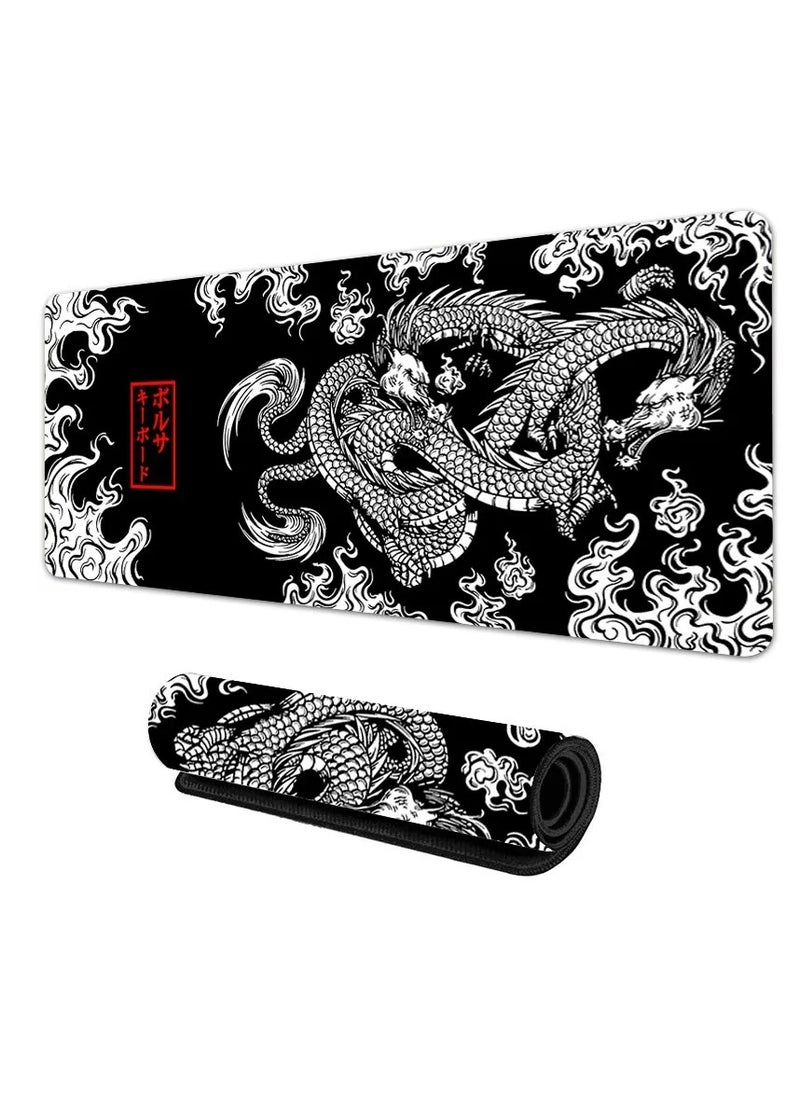 Joshberg Dragon Pattern Gaming Mouse Pad 800*300*3mm  - Image 1