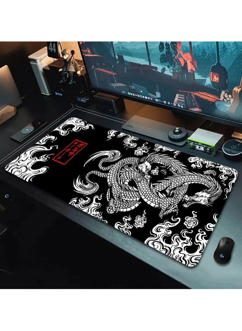 Joshberg Dragon Pattern Gaming Mouse Pad 800*300*3mm  - Image 2