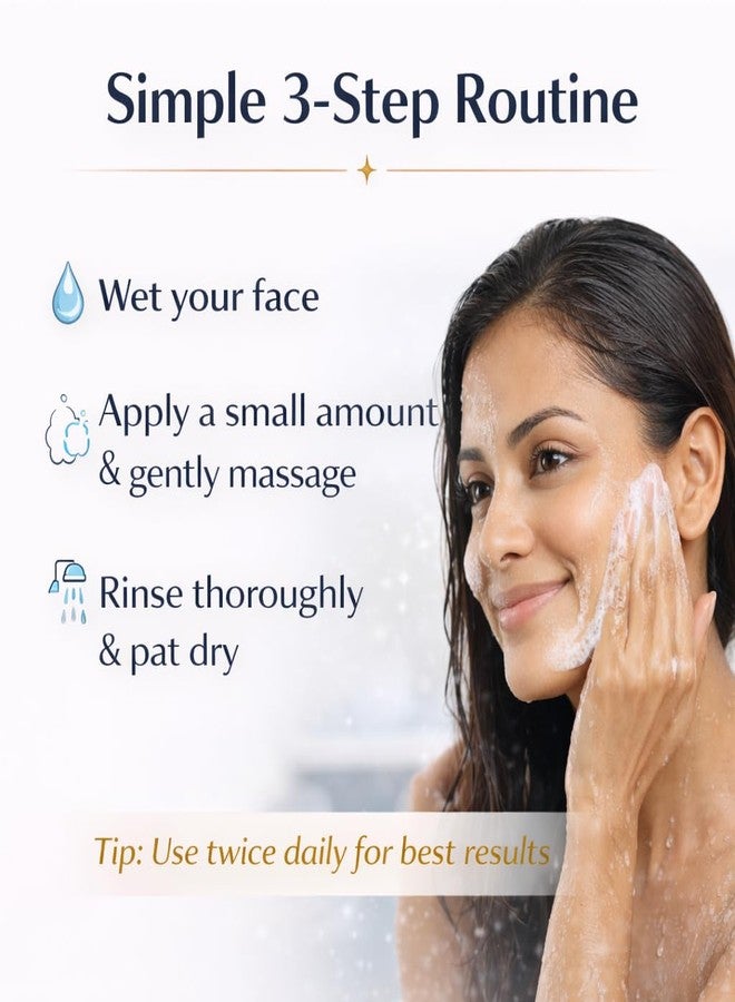 Sanfe PureGlow Radiance Enhancing Face Wash for Bright Skin & Dark Spot Care with Kojic Acid, Niacinamide & Licorice Extract | Glow Boosting Facial Cleanser for Even Tone, Skin Brightening & Radiant Complexion | 100 ml - Image 3