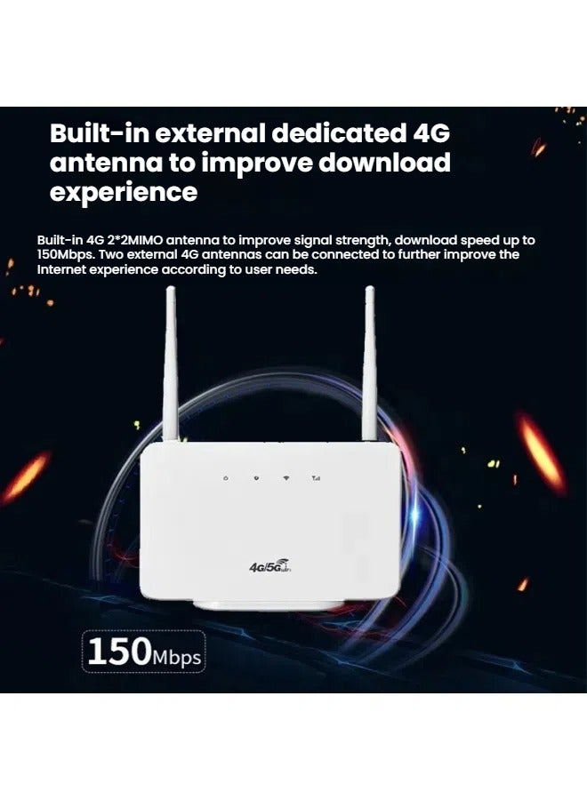 general 4G portable WiFi wireless router can be inserted into the card home office wireless to RJ45router - Image 2