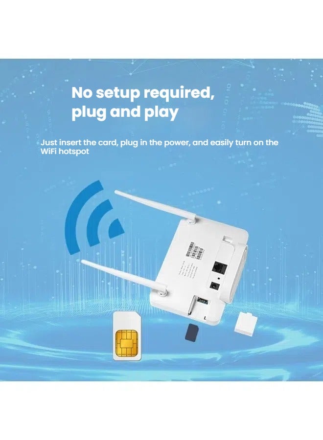 general 4G portable WiFi wireless router can be inserted into the card home office wireless to RJ45router - Image 3