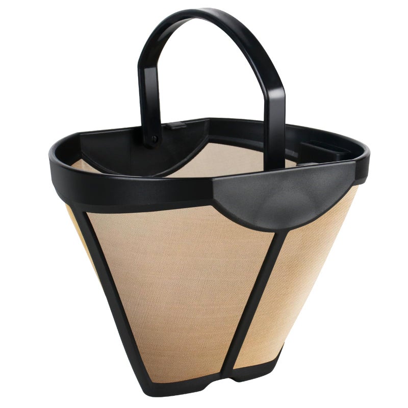 Ophjerg Coffee Permanent Filter Compatible with Ninja Coffee Filter Dual Brew Models Replaces, CFP201 CFP250A CFP300 CFP301 CFP305 CFP307 Reusable Gold Tone Coffee Filter Basket - Image 1