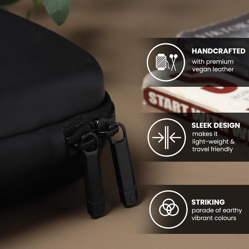 GadgetBite EVA Water-Resistant Travel Electronic Organizer Bag for Charger, USB, Hard Drive, Phone, Cables, SD Cards, and More, Compact Portable Storage Carrying Case for Electronics Accessories - Image 2