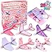 Laoyebaohao 28 Pack Valentines Day Cards for Kids School with Foam Airplane Valentines Day Gifts For Kids Valentines Exchange Prize Gifts Cards Boys Girl Airplane Valentines Party Favors - Image 2