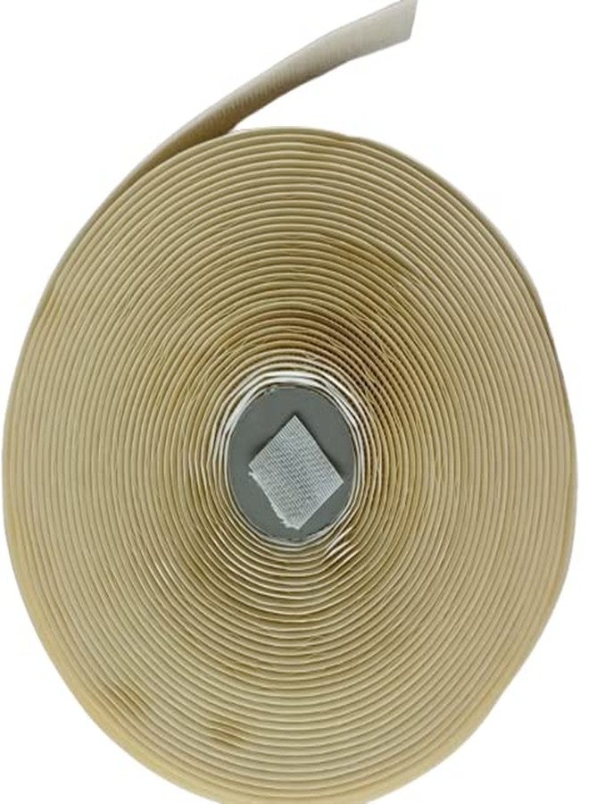 ImegaZ Interlocking Tapes/Hook Tapes for mosquito net/window/clothes | self adhesive hook tape | Widow Mesh hook (25 meter, 20mm) (White) - Image 1