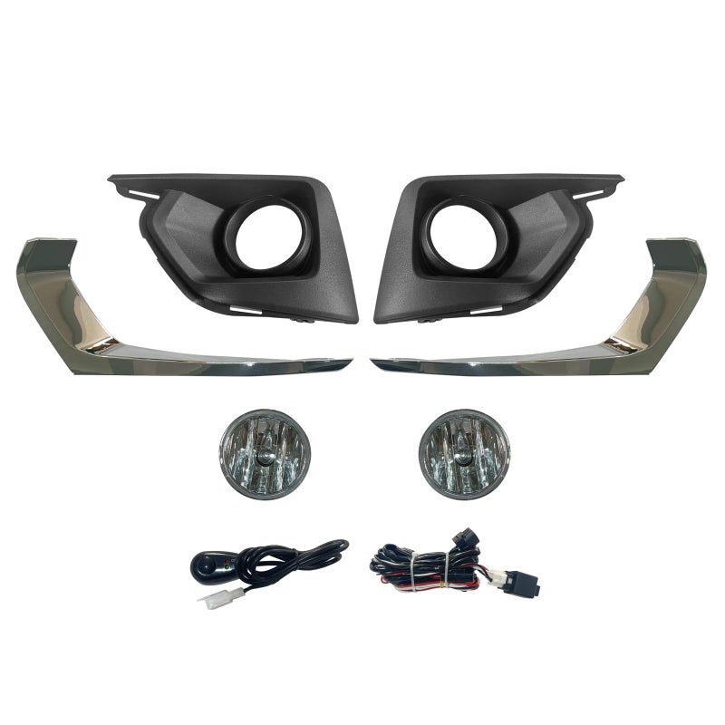 Traverse Bumper Fog Lights Lamp With Bezel Switch Left Right Side Compatible With 2018 2019 2020 2021 Chevy Traverse Replacement For 42548992 95393617