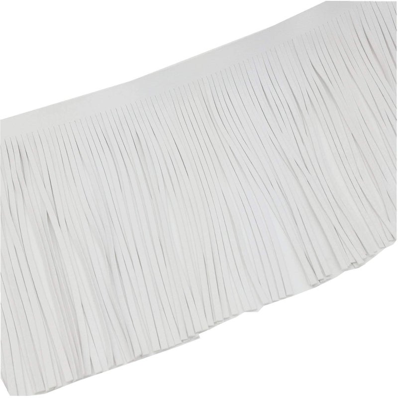 PU Leather Fringe Trim Brazil Tassel Fringe DIY Dance Skirt Tassel Faux Leather Hand Grips Tassel Fringe Wrap Cover 2yards
