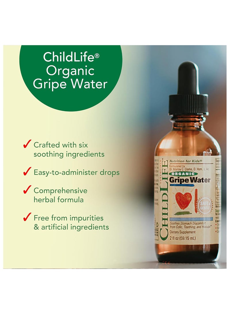 ChildLife Essentials, Organic Gripe Water, 2 fl oz (59 ml) - Image 4