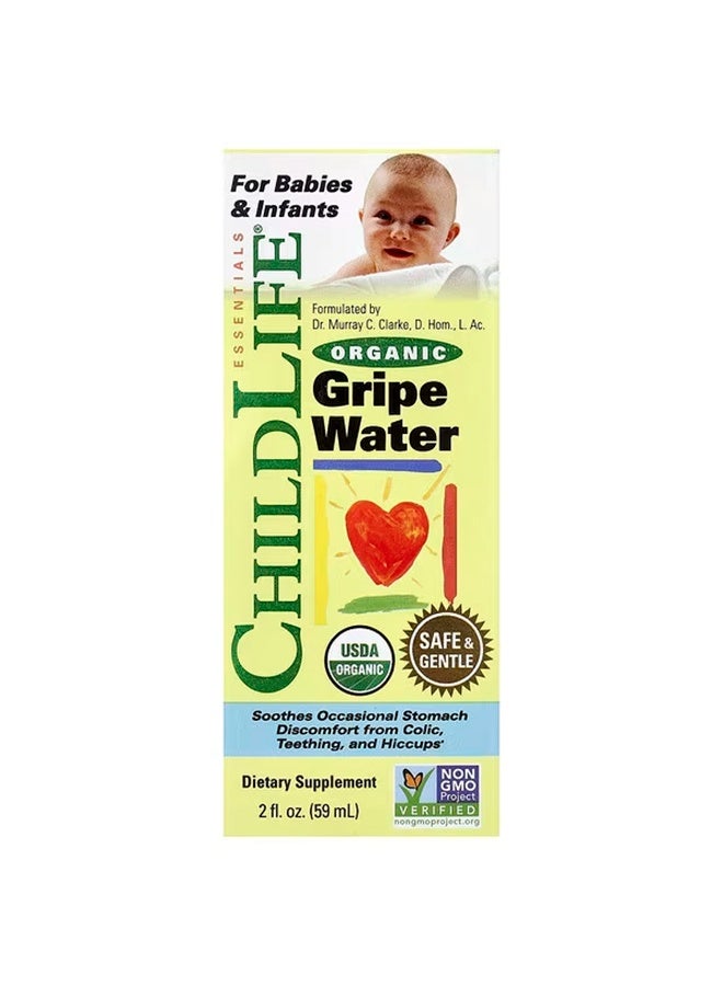 ChildLife Essentials, Organic Gripe Water, 2 fl oz (59 ml) - Image 1
