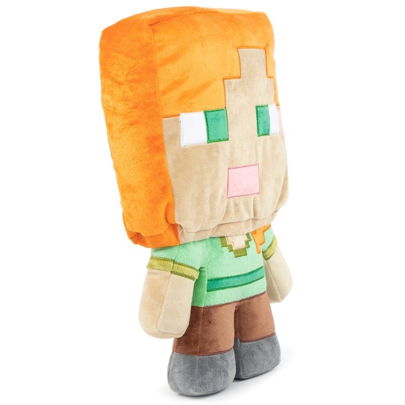 Jay Franco Mojang Minecraft Plush Stuffed Alex Pillow Buddy - Kids Super Soft Polyester Microfiber, 16 inch (Official Product) - Image 3