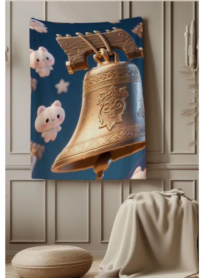 عام بطانية رقيقة من الفانيلا (حرارة ومريحة، ومناسبة للنوم واستخدام اللعبة والغبار والرمل) 150 سم * 200 سم - 1035 - Image 3