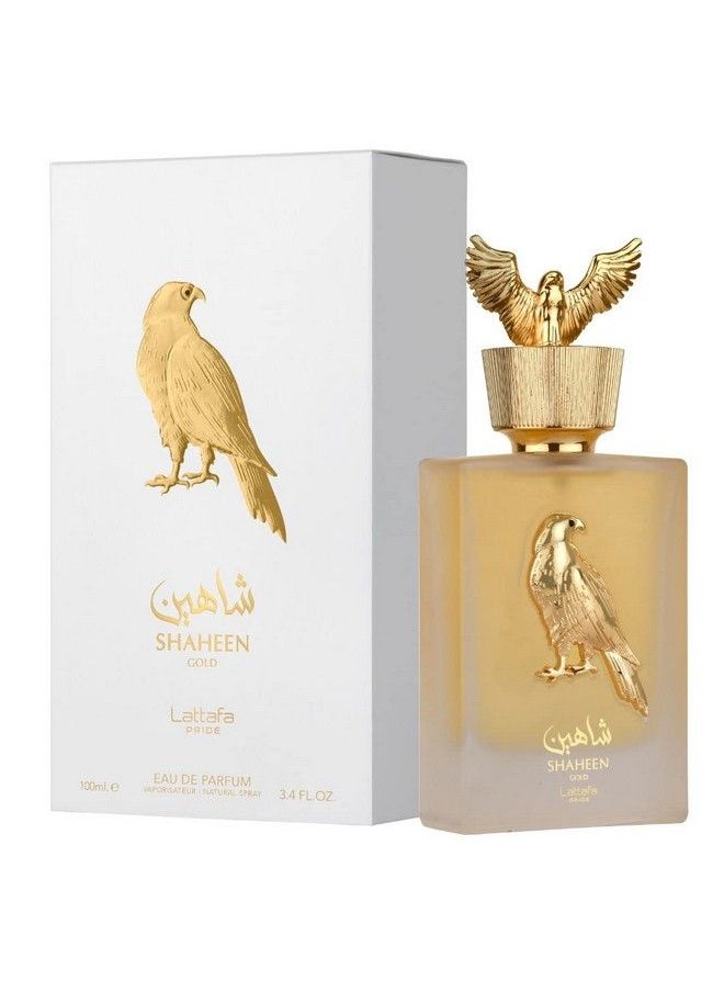 Lattafa Perfumes Shaheen Gold For Unisex Eau De Parfum Spray 3.4 Ounce  - Image 2