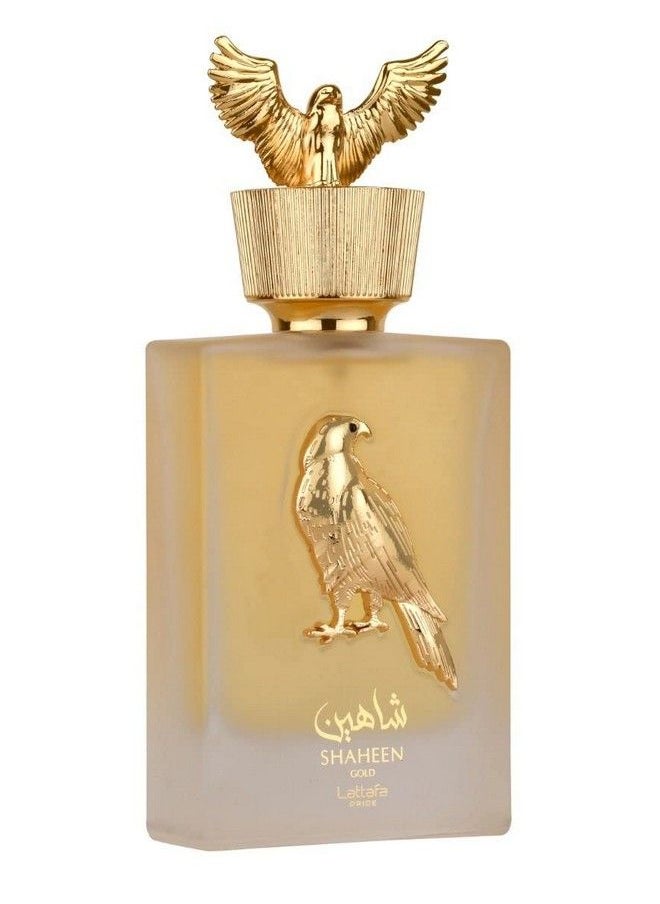 Lattafa Perfumes Shaheen Gold For Unisex Eau De Parfum Spray 3.4 Ounce  - Image 3