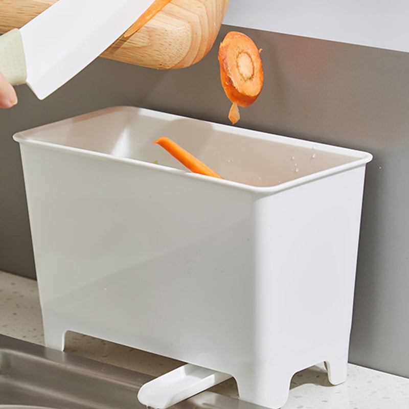 2pcs Household Kitchen Trash Can Waste Storage Can Drain Garbage Boxes - Image 3