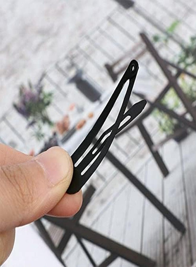Evrysdi Metal Snap Hair Clips No Slip Hair Barrettes Long Hair Side Clip for Girls Women Hair Accessories Black_Color (6 Pair of Set) - Image 5