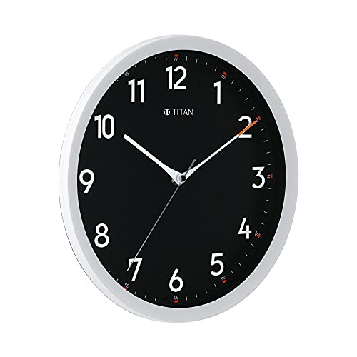 Titan Contemporary Wall Clock with Silent Sweep Technology - 30 cm x 30 cm (Medium) - Image 3
