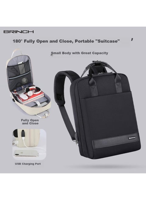 brinch laptop backpack Convertible Leather for Women Brinch BW-179 14 inch Laptop