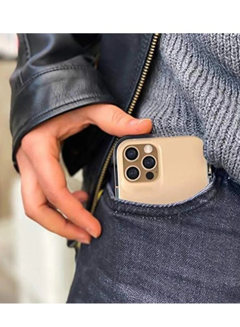 جيرفور جراب كريستال جير 4 بالاس لهاتف آيفون 15 برو ماكس 6.7 بوصة مصنوع من البولي كربونات شفاف - Image 4