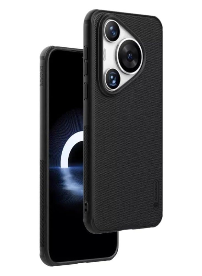 Nillkin Huawei Pura 70 Pro Case Cover,Super Frosted Shield Pro Matte All-Round Protection Anti-scratch Slim Luxury PC Hard Protection Back Cover for Huawei Pura 70 Pro/Pura 70 Pro+ 5G 2024 (Black) 