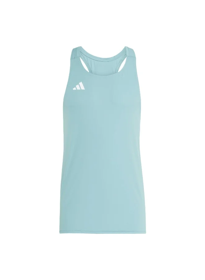 Adidas Adidas Adizero E Snglt Turquoise Singlet (Shirt) T-Shirts For Men