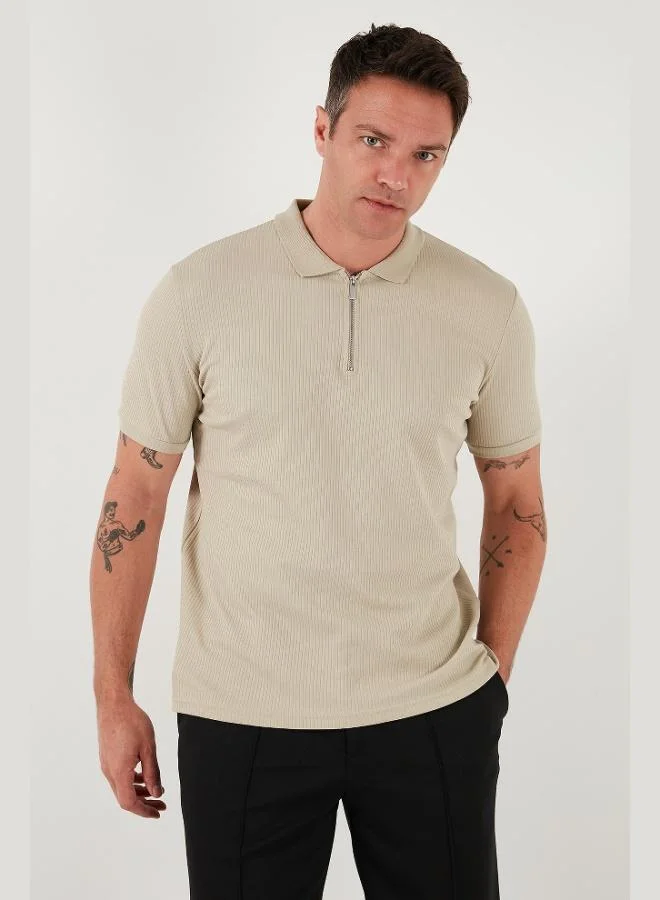 Buratti  Buratti Cotton Regular Fit Half Zipper 3-Pack Polo Collar T-Shirt Men's Polo Collar T-Shirt 5902738S3 for Men | Best Price UAE