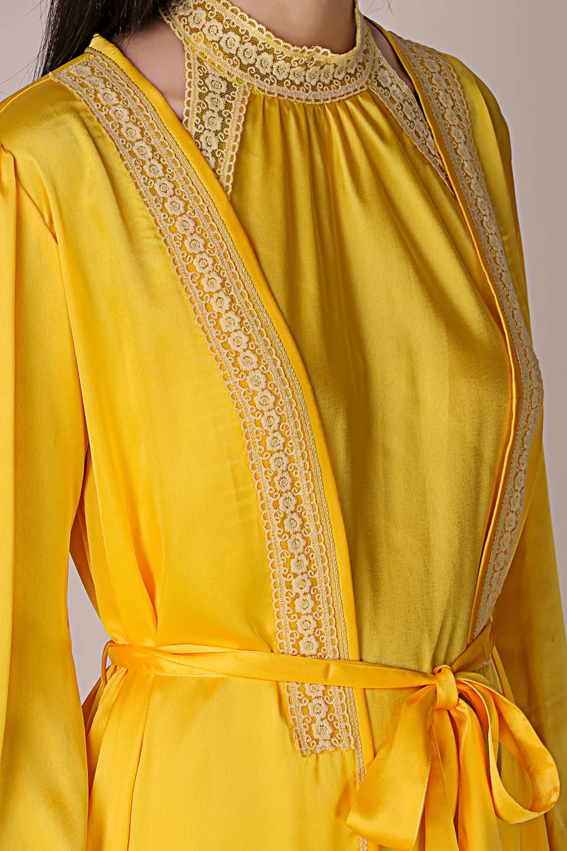 After Dark Amber, Gold Dress and Gown