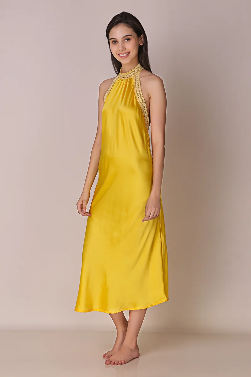 After Dark Amber, Gold Dress and Gown